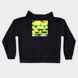 Abstract maritime design Kids Hoodie